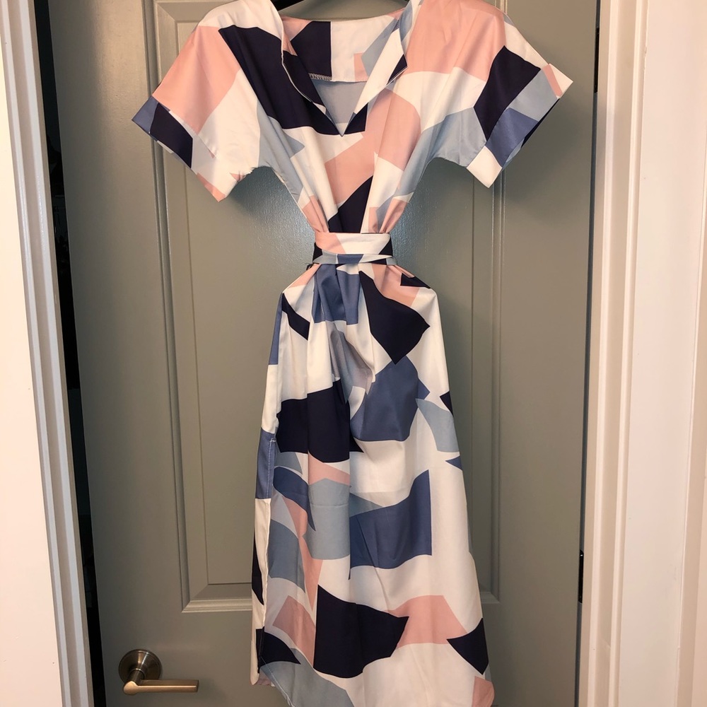 NWOT Geometric print Spring/Summer dress